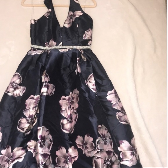 Floral Crystal doll size 9 long prom/ homecoming dress - Picture 1 of 8